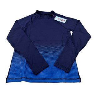Cat And Jack Boy's Size Medium 8-10 Shirt Long Sleeve Blue New With Tags